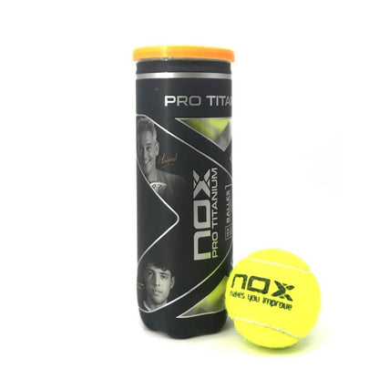 Tarro de pelota Nox Titanium Pro X3 1 unidad - Sur SportsPelotas
