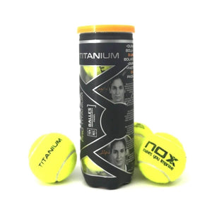 Tarro de pelota Nox Titanium Pro X3 1 unidad - Sur SportsPelotas