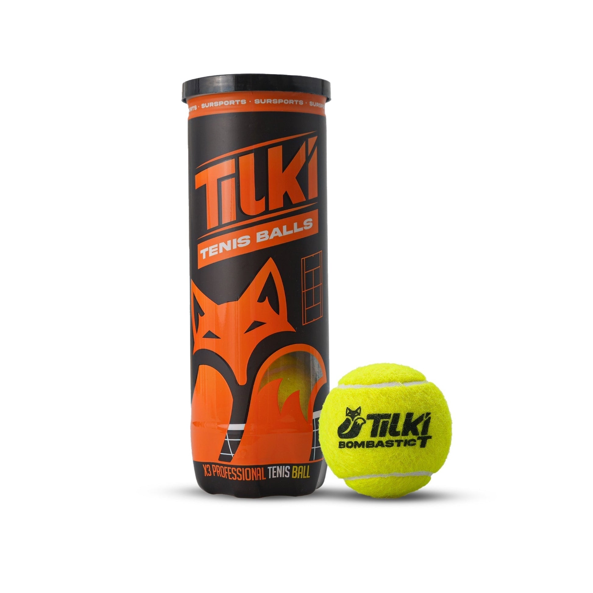 Tarro de Pelota Tilki Tenis Bombastic X3 - Sur SportsPelotas