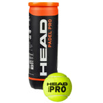 Tarro de Pelotas Head Padel Pro X3 Unidades - Sur SportsPelotas