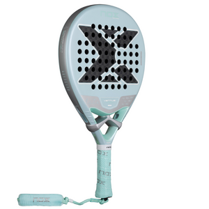 Pala de Padel Nox Ventus Hybrid 12K Lite + Tarro de pelotas +Overgrip + Protector