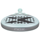 Pala de Padel Nox Ventus Hybrid 12K Lite + Tarro de pelotas +Overgrip + Protector