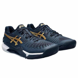 Zapatilla Asics Gel Resolution 9 Clay French Blue Pure Gold - Sur SportsZapatillas