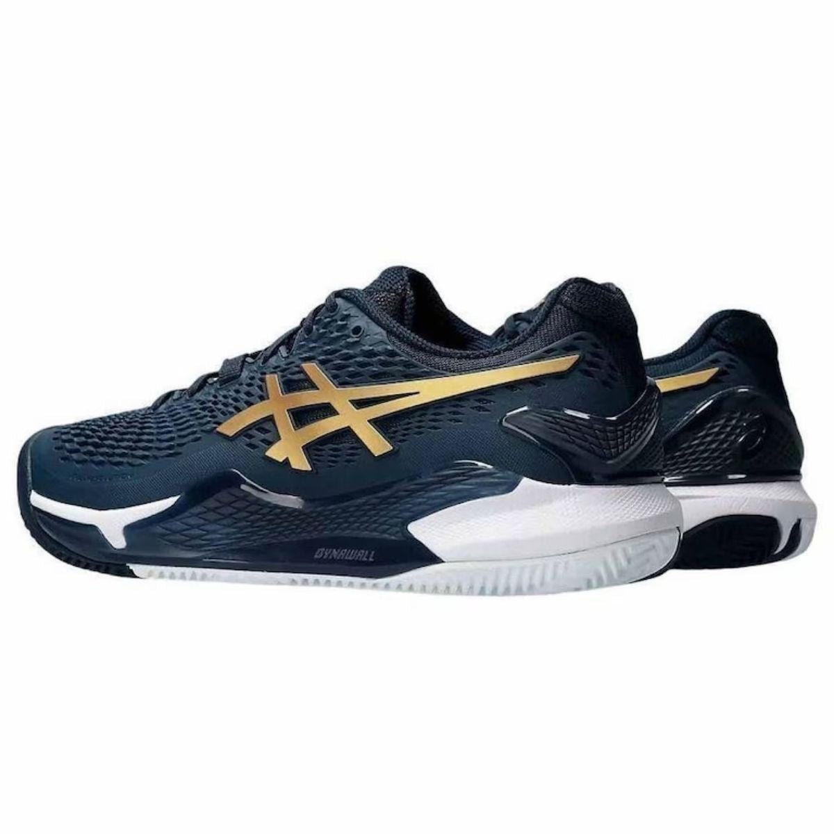 Zapatilla Asics Gel Resolution 9 Clay French Blue Pure Gold - Sur SportsZapatillas