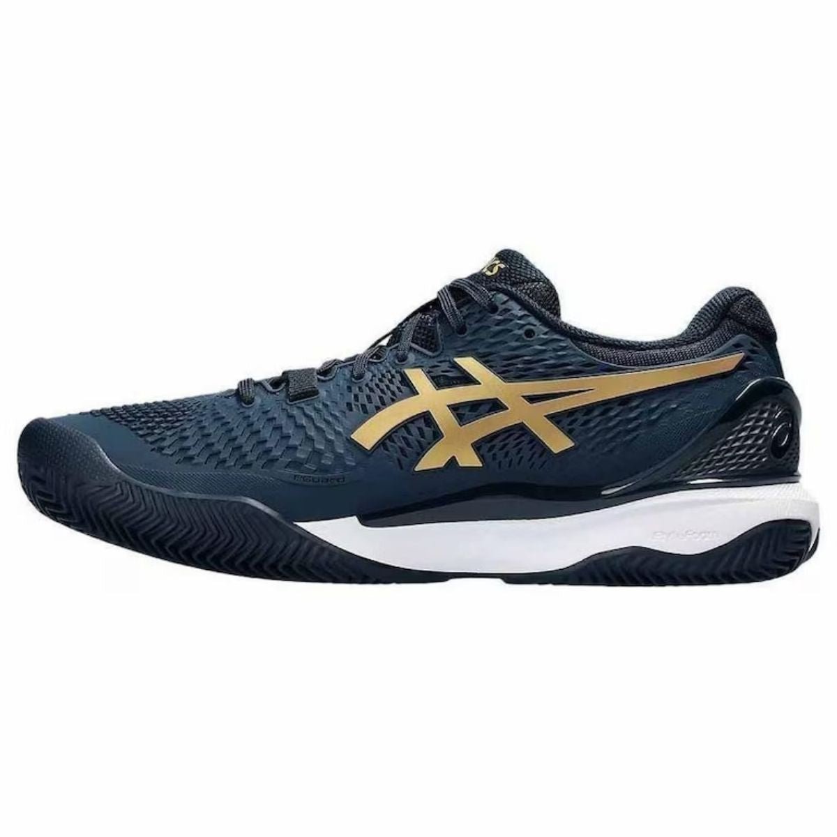Zapatilla Asics Gel Resolution 9 Clay French Blue Pure Gold - Sur SportsZapatillas