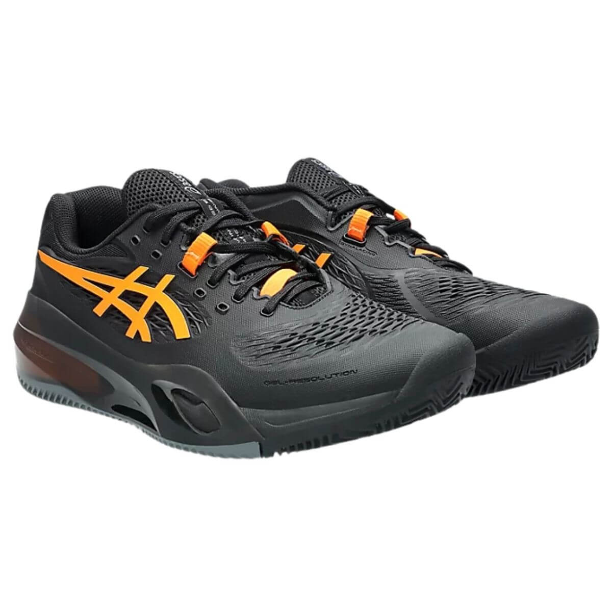 Zapatilla Asics Gel Resolution X Clay Black/Shocking Orange