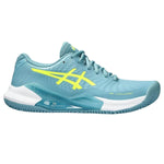 Zapatilla Asics Mujer Gel Challenger 14 Clay Gris Blue Safety Yellow - Sur SportsZapatillas