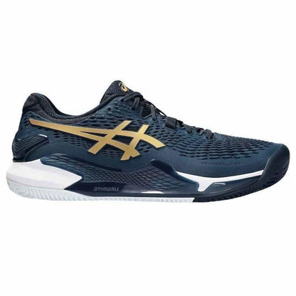 Zapatilla Asics Mujer Gel Resolution 9 Clay French Blue Pure Gold - Sur SportsZapatillas