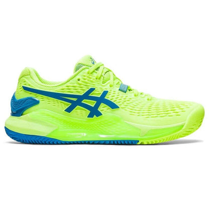Zapatilla Asics Mujer Gel Resolution 9 Clay Hazard Green Blue - Sur SportsZapatillas