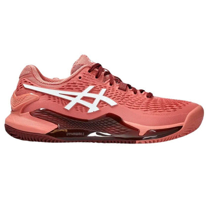 Zapatilla Asics Mujer Gel Resolution 9 Clay Light Garnet White - Sur SportsZapatillas Mixtas
