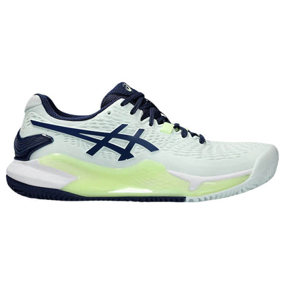 Zapatilla Asics Mujer Gel Resolution 9 Clay Pale Mint Blue Expanse - Sur SportsZapatillas