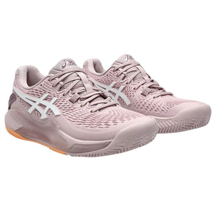 Zapatilla Asics Mujer Gel Resolution 9 Clay Watershed Rose White - Sur SportsZapatillas