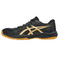 Zapatilla Asics Voleibol Upcourt 6 Black Pure Gold - Sur SportsZapatillas