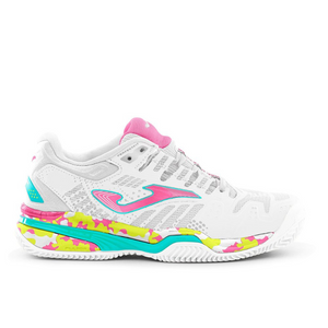 Zapatilla Joma Slam Jr 2332 Blanca Rosa