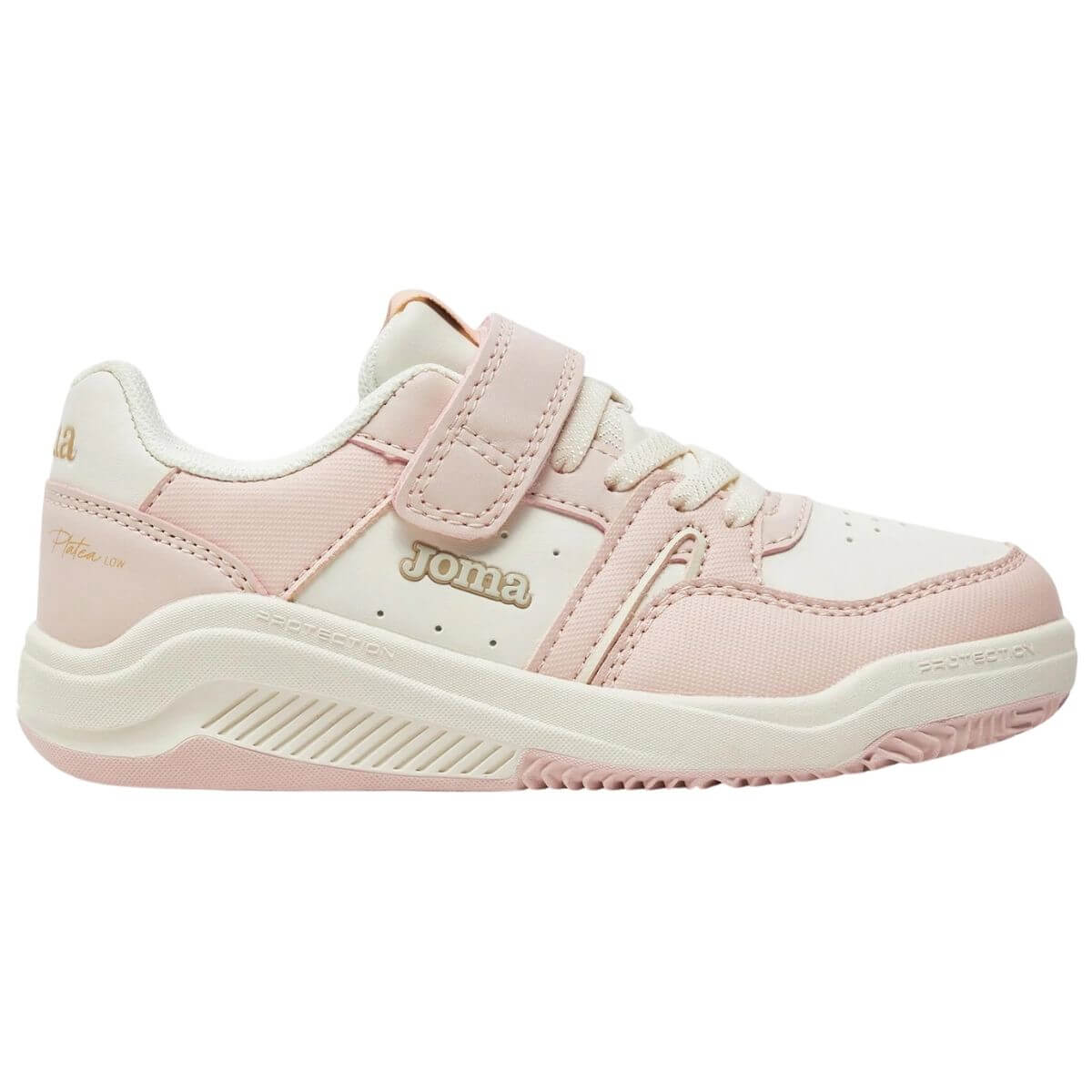 Zapatilla Joma Platea Low Jr 2413 Blanca Rosa - Sur SportsZapatillas