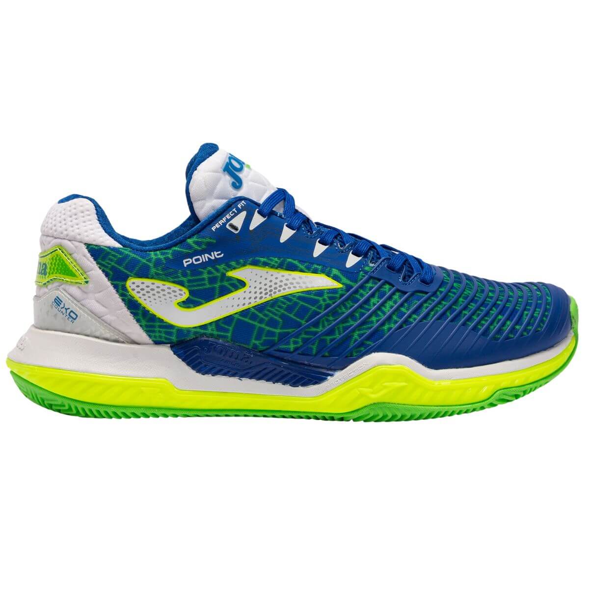 Zapatilla Joma Tenis T.Point 2204 Azul Limon Fluor - Sur SportsZapatillas
