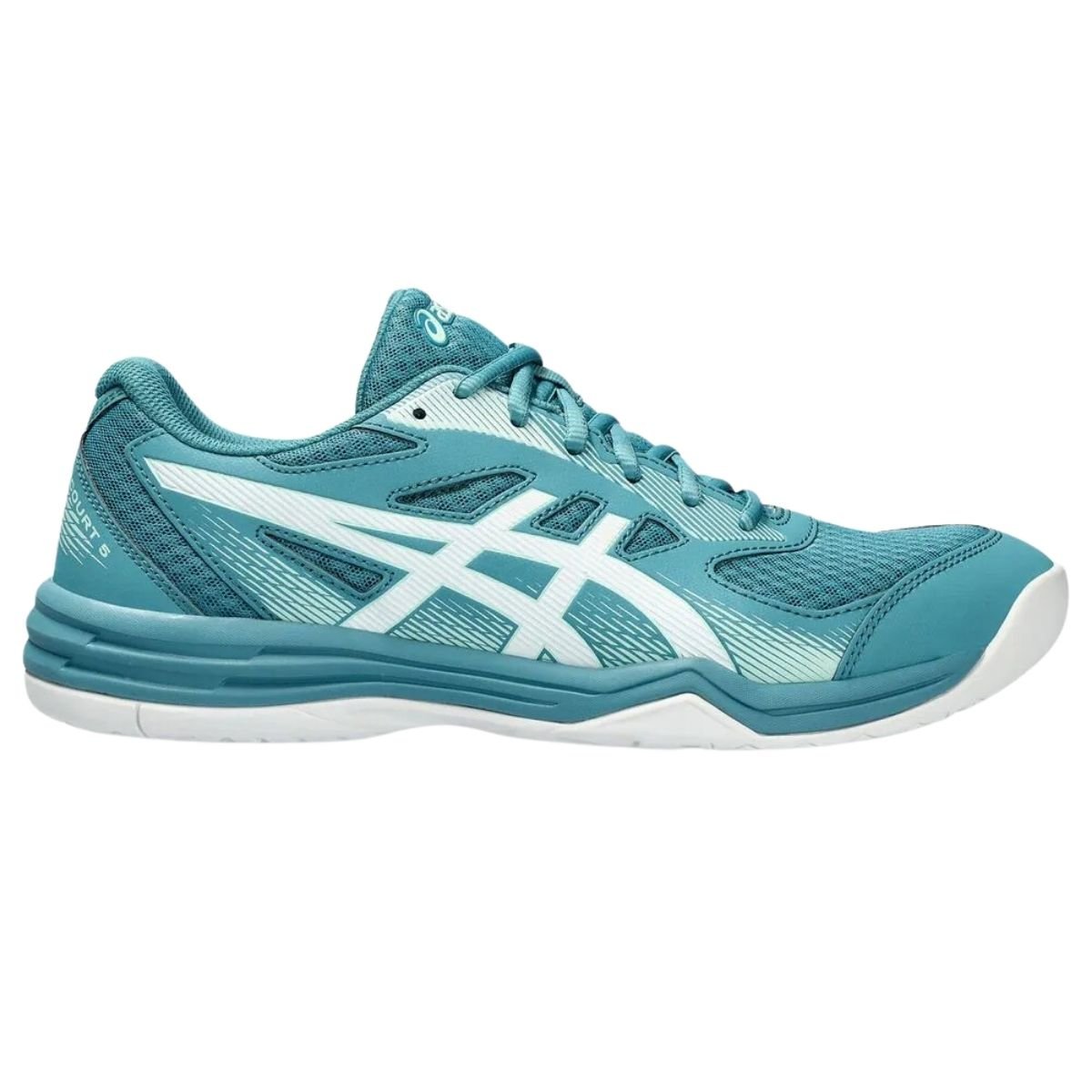 Zapatilla Voleibol Asics Upcourt5 Blue Teal White Hombre - Sur SportsZapatillas
