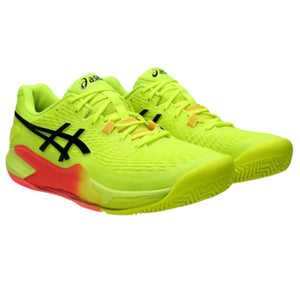 Zapatillas Asics Gel Resolution 9 Clay Paris Safety Yellow Black - Sur SportsZapatillas