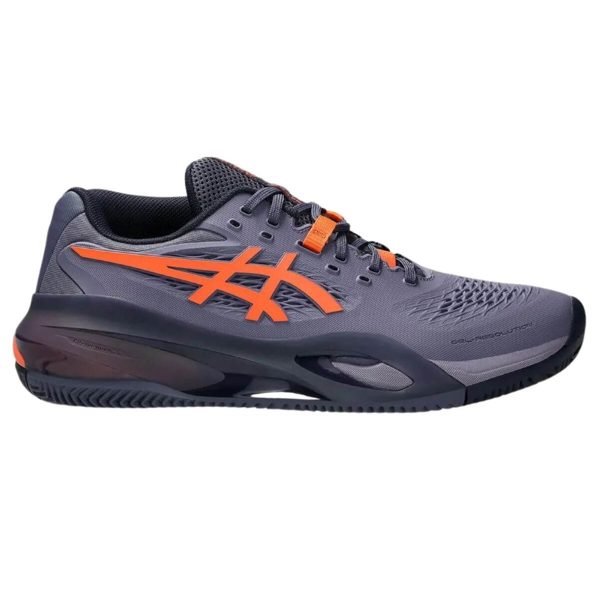 Zapatillas Asics Gel Resolution X Clay Greyish Purple Nova Orange