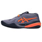 Zapatillas Asics Gel Resolution X Clay Greyish Purple Nova Orange