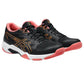 Zapatilla Asics Voleibol Mujer Gel Rocket 11 Black Orange Pop