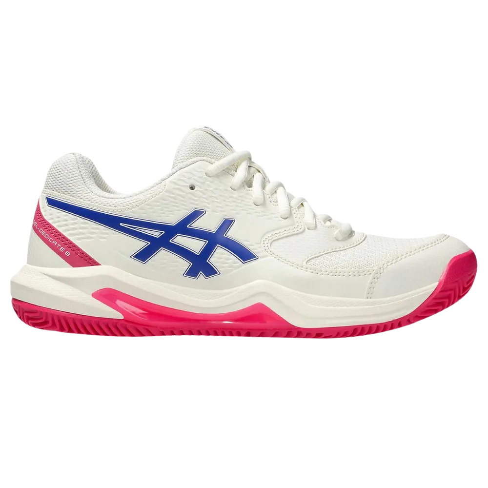 Zapatillas Asics Mujer GEL-Dedicate 8 Clay White